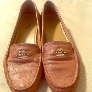Coach leather loafers